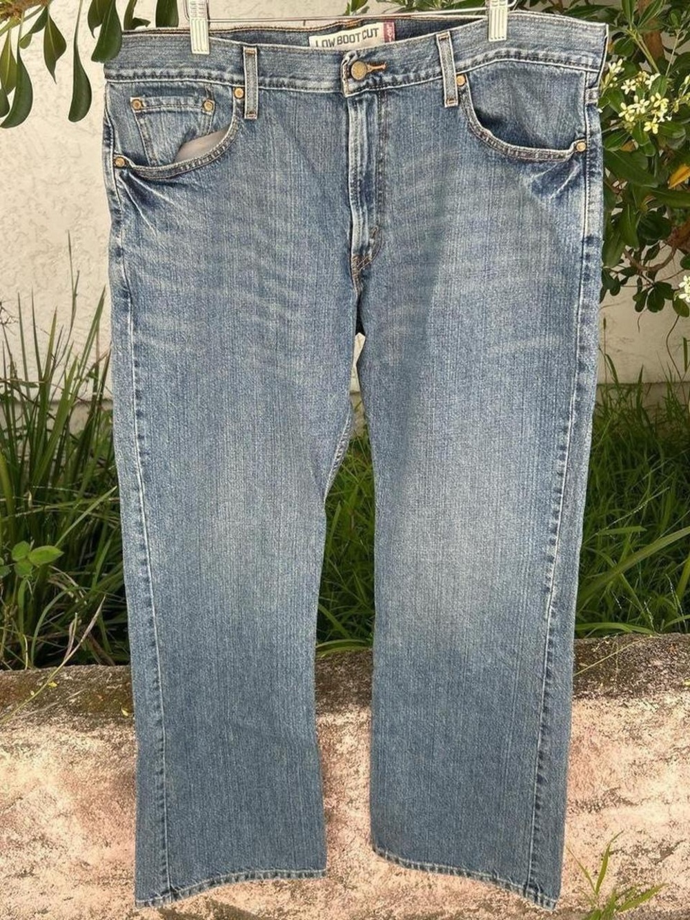 Vintage 2007 Levi’s 527 Low Bootcut Jeans Blue Denim 38x31 Y2K